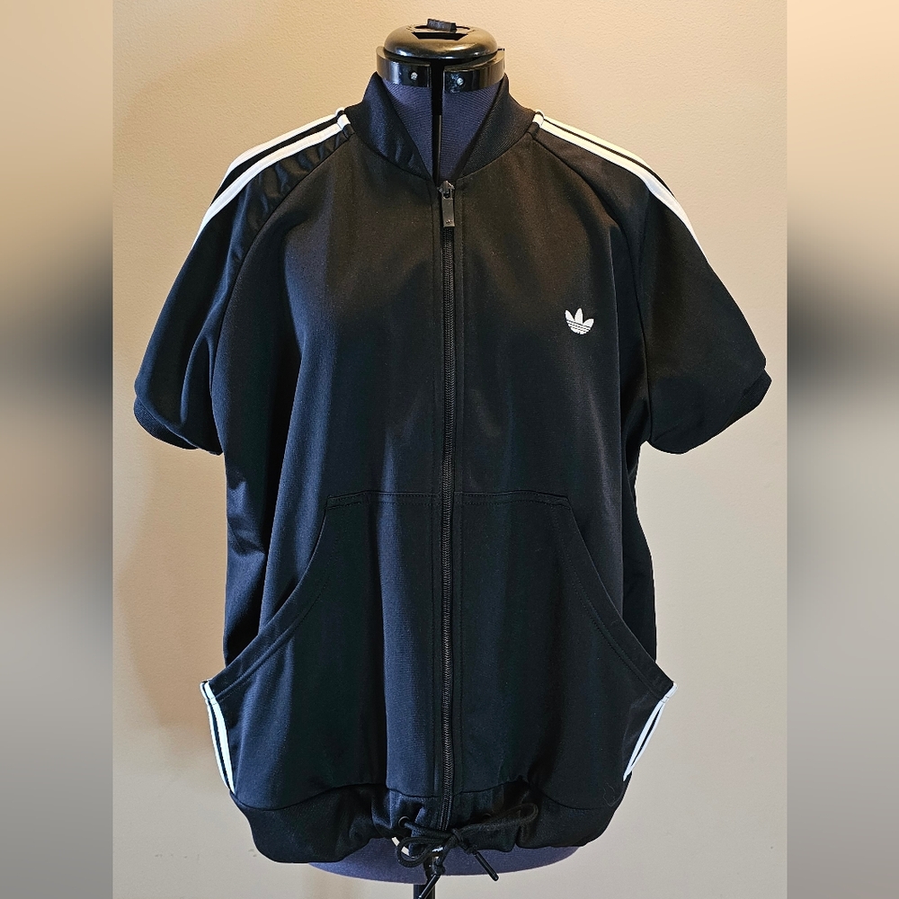 Adidas Short Sleeve Zip-Up